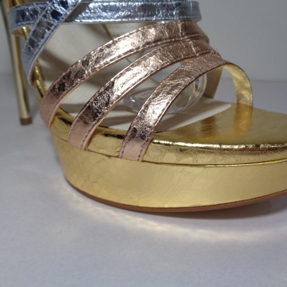 Michael Kors Size 9.5 MADDIE PLATFORM New Sandals - Picture 7 of 15